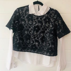 Layered Elizabeth and James blouse